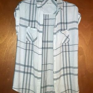 Button down rayon shirt
